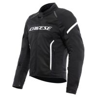 Dainese AIR FRAME 3 TEX letní textilní bunda černá/bílá vel.52